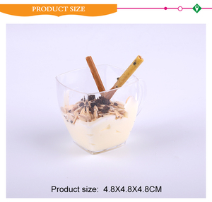 Easy Carry Eco Friendly 2oz Transparent Drinking Plastic <strong>Cup</strong> with Handle - Product Image 2
