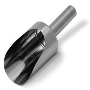 <strong>Admirable</strong> Design Silver Color Decoration Scoop Wholesale Suppliers Decorative Serving Scoop for Kitchenware Organizer for Sale