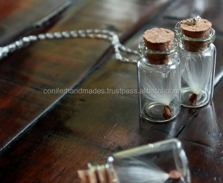 Botellas de vidrio vacías hechas a medida, con corcho, adecuado para embalaje de regalo, decoración del hogar y papelería de boda