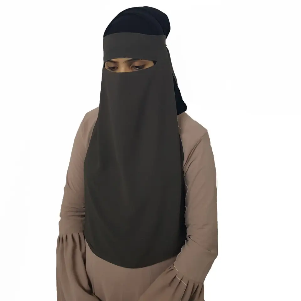 Naqab Однослойная мусульманская женщина Niqab хиджаб Мода