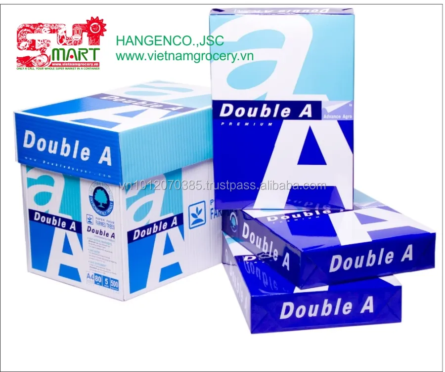 Papel de oficina Doble A de alta calidad y barato-papel A4-productos FMCG al por mayor
