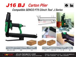 APlus j16bj khí nén stapling plier carton đóng cửa Stapler với khả năng tương thích cho tenco J STAPLE tùy chỉnh OEM hỗ trợ - Product Image 2