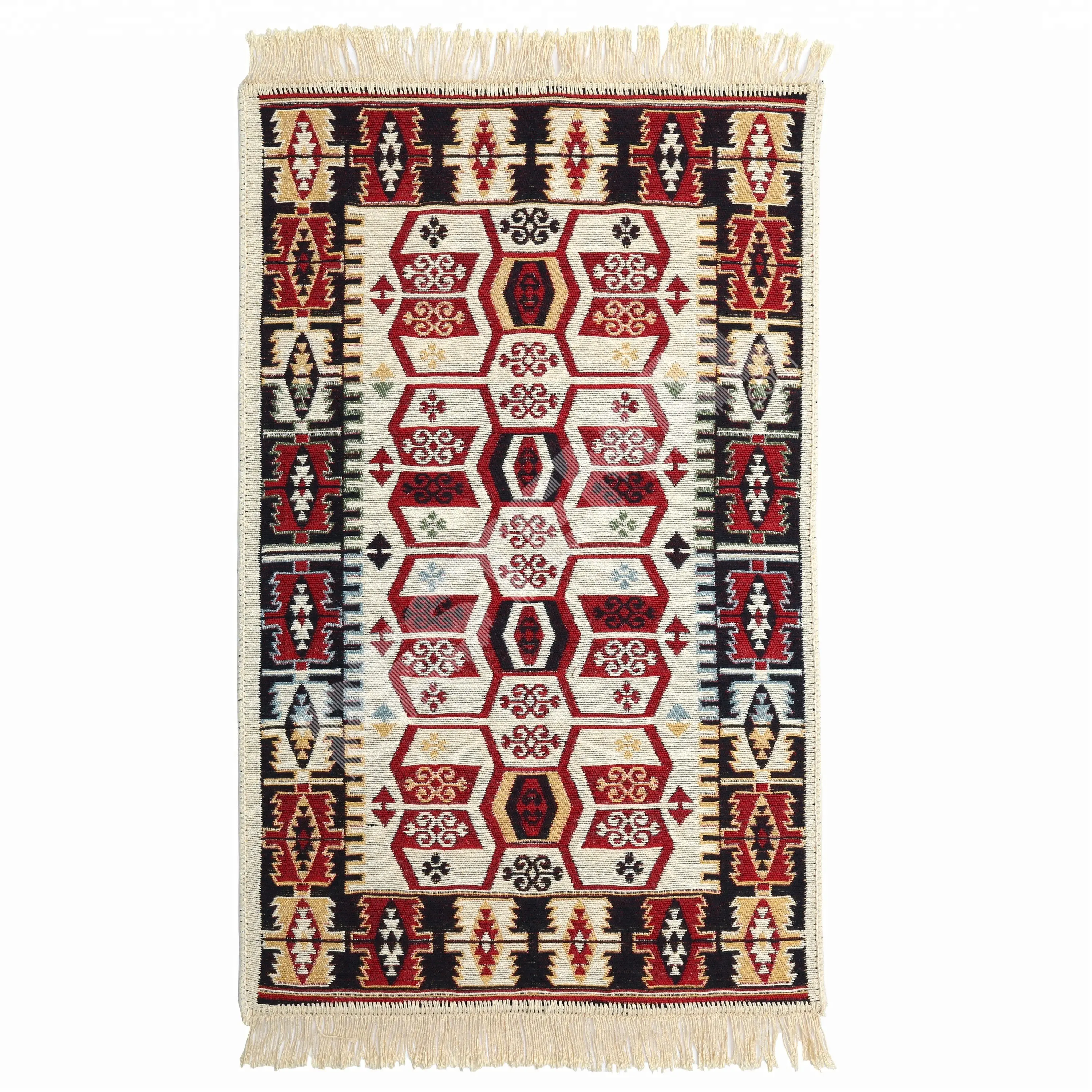 Wholesale Custom-Sized Turkish Carpets & Rugs Kilim Persian Rugs 90% Acrylic 10% Cotton for Living Room Hotel Space