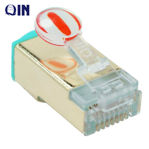 Shenzhen Qin beste Qualität FTP 8P8C Gold-überzogene RJ45 Stecker