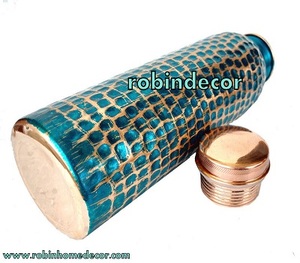 Sáng Tạo Mới Đồng Chai Nước Cho Ayurved Heath Lợi Ích Tay Búa Tumbler Được Liệt Kê Cho Từ Thiện - Product Image 4