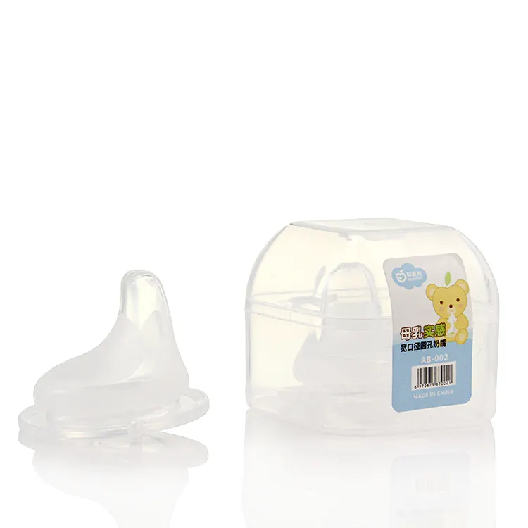 Apple bear feeling of breast milk baby soft liquid silica gel duck-billed Pacifier