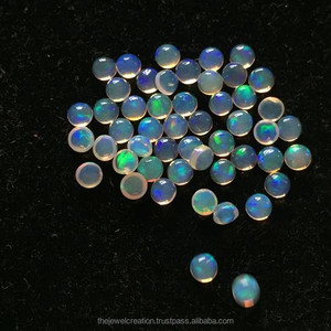 5mm doğal etiyopya Welo Opal pürüzsüz yuvarlak gevşek kalibre Cabochons taş tedarikçisi Online alışveriş toplu anlaşma toptan fiyat - Product Image 2