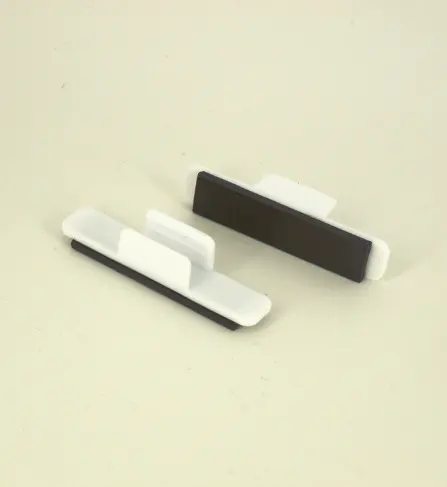 Hot clip di plastica auto-adesivo bordo bianco marcatore penna clip