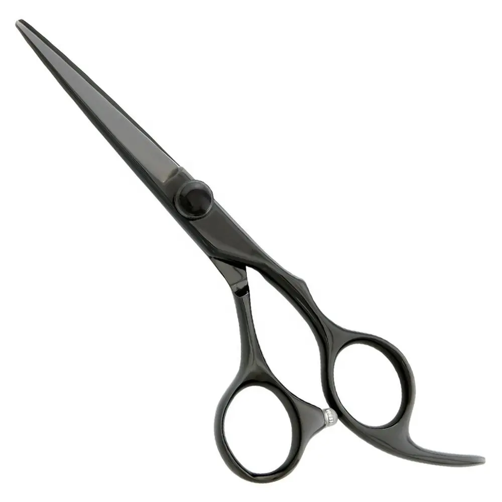 Volledige Zwart Kleur Kapper Schaar Salon Kappers Snijden Shear Swivel Schaar Schoonheid Instrumenten