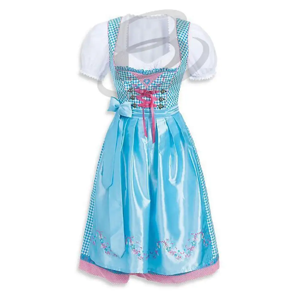 Vestido de Damas dierndl, traje alemán de damas, traje de damas de la Guardia bávara (ropa alemana Baviera) de Oktoberfest, 2021