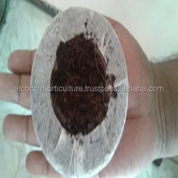 Cocco Torba organico Batter D'occhio tappi per le orecchie le esportazioni/coco Peat pellet/ coco dischi