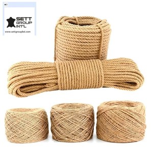 Örgü dokuma dikiş ve el örgü için yüksek kaliteli % 100% geri dönüşümlü jüt iplik Hessian veya Sacking iplik olarak kullanın - Product Image 1
