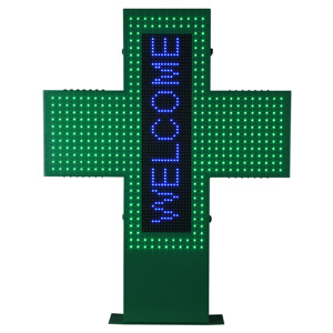 New Invention Electronics <strong>LED</strong> Advertising <strong>Display</strong>, <strong>LED</strong> Pharmacy Cross Sign <strong>Program</strong> <strong>LED</strong> Screen - Product Image 3