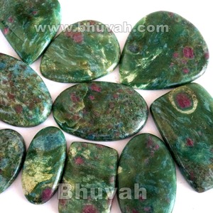<strong>Ruby</strong> in Fuchsite Gemstone Cabochon Stone <strong>Price</strong> - Product Image 2
