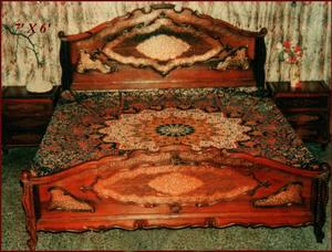 Wooden <strong>HAND</strong> <strong>MADE</strong> Antique <strong>Bed</strong> - Product Image 4