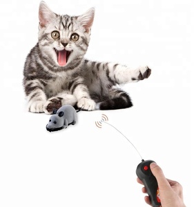 最好的猫的玩具室内猫无线电子遥控玩具老鼠耗子的猫追逐玩具