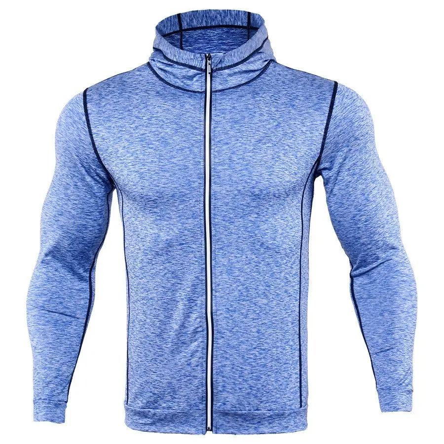 Giacche da corsa da ciclismo da uomo con cerniera nuove felpe con cappuccio autunno inverno camicia sportiva da uomo Fitness Gym Training Sport Top abbigliamento sportivo da uomo