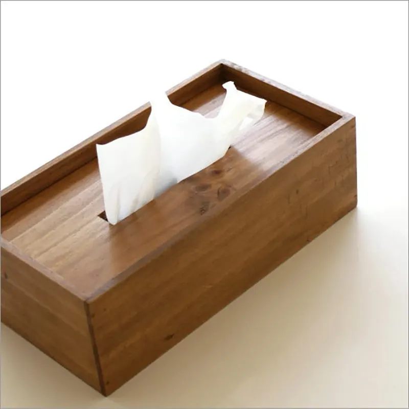 Лидер продаж, прямоугольная коробка для салфеток, деревянная крышка для украшения дома, WhatsApp: + 84 961005832