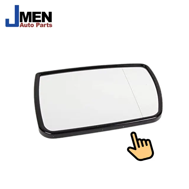 Jmen 51167039595 زجاج المرآة لسيارات BMW X5 E53 00-06 زاوية واسعة ساخنة الكهربائية شبه كروي اليسار