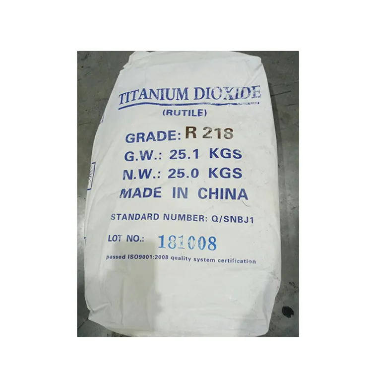 Dióxido de titânio de alta pureza r116 para pigmento, tubos de pvc, aplicação de conexões de pvc