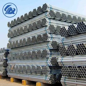ASTM A53 Z80镀锌碳钢管2.5英寸48.6毫米Gi ERW技术与BS标准脚手架有竞争力的价格