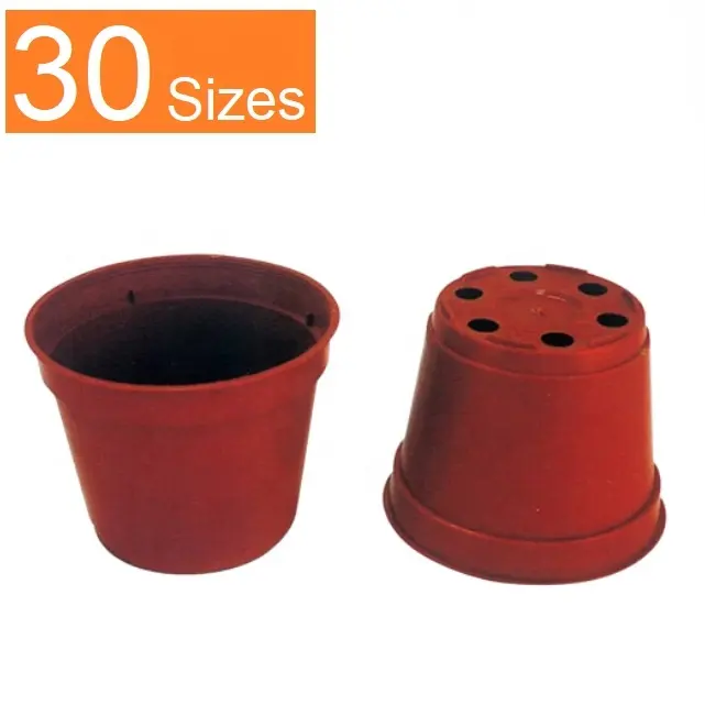 10CM durable plastic propagation pot thickened gallon root control pot rot - proof rose planting plastic pot clematis strawberry
