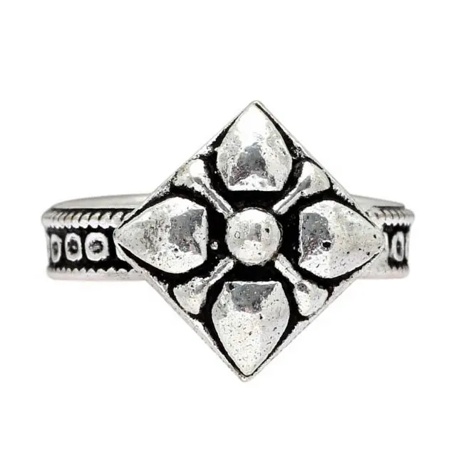 Design alla moda 925 anello in argento Sterling fatto a mano gioielli prezzo all'ingrosso anelli in argento indiano