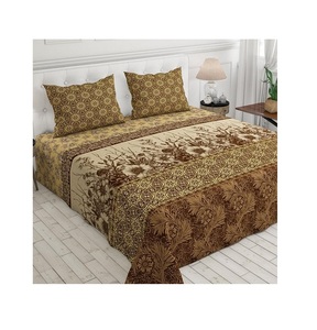 Dark <strong>Brown</strong> Printed <strong>Bedding</strong> Set With 2 Pillow Covers Home Use <strong>Bedding</strong> Sheets. - Product Image 4