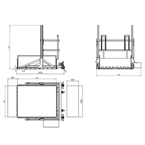 1000kg Electric Container <strong>Unloading</strong> Equipment Mobile Truck <strong>Loading</strong> <strong>Platform</strong> - Product Image 6