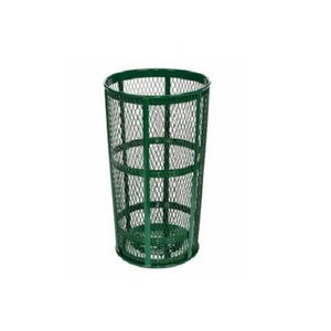 Premium kalite yuvarlak şekil çöp tenekesi el yapımı Metal kırmızı renk çöp kutusu ofis mutfak ve banyo kullanımı için - Product Image 6