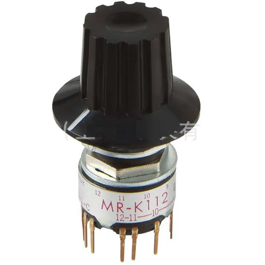 12 positions commutateur rotatif MR-K112 NKK Switches MRK112-A