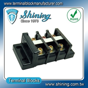 TB-080 80 Amp 25mm Wire <strong>Double</strong> Row Plastic <strong>Terminal</strong> <strong>Block</strong> - Product Image 2