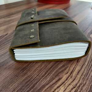 Journal Leather <strong>Notebook</strong> Personal Usage <strong>Notebook</strong> Travel Diary Personalize Leather <strong>Notebook</strong> Blank Paper Diary - Product Image 1