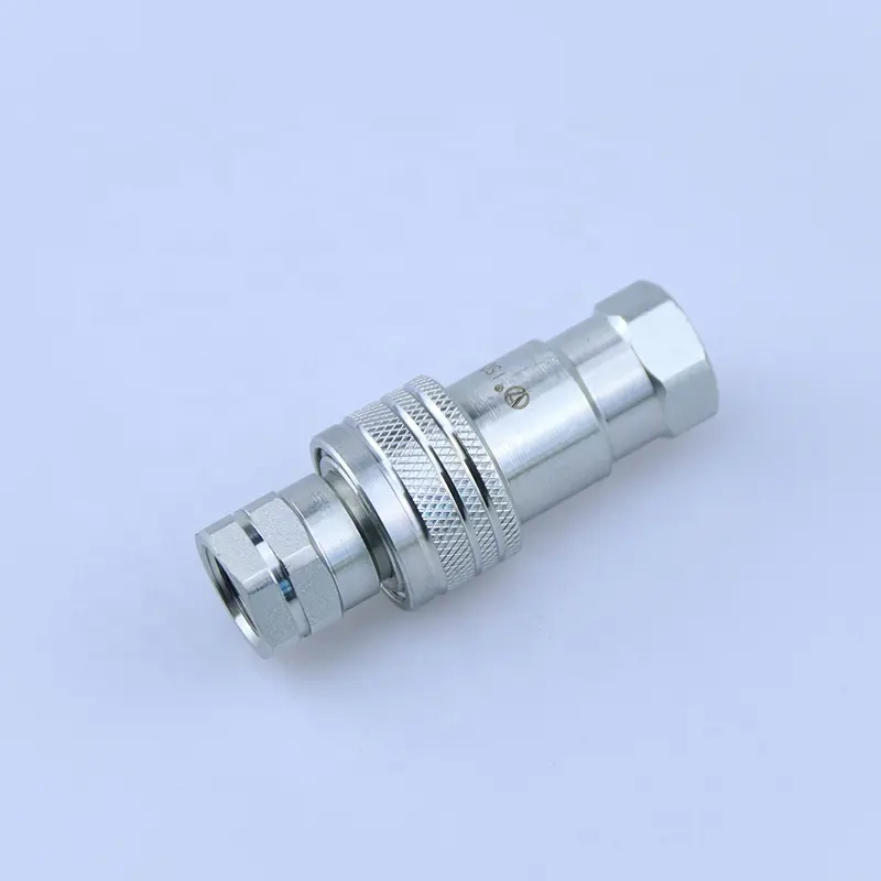 H004 3/8inch ISO7241-A hydraulic quick release couplings high pressure stainless steel