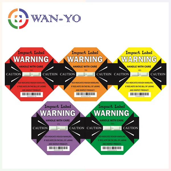 Detección de caída de protección del envío, etiqueta de impacto, 25G, 37G, 50G, 75G, 100G, por wan-yo