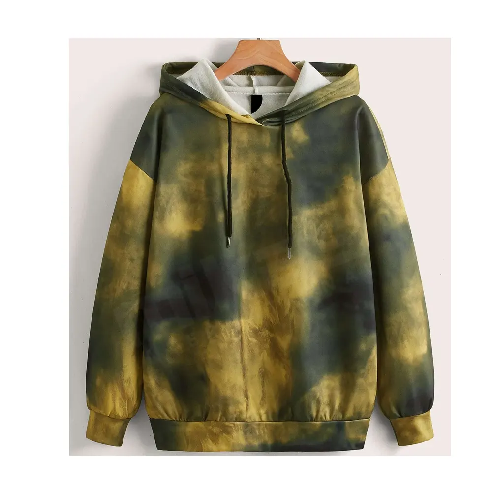 Wholesale High Quality Autumn Winter Plus Size Sublimation Printing Women All Over Print Tie Dye Hoodies