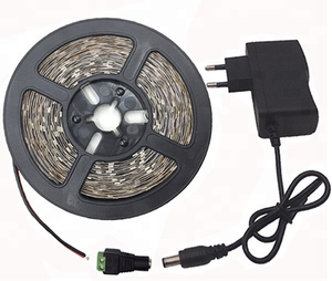 5M 5050/3528/2835 DC12V <strong>LED</strong> Strip Light Flexible Neon Ribbon RGB Strip Waterproof <strong>Led</strong> Light Tape Kit+controller Power Supply - Product Image 1
