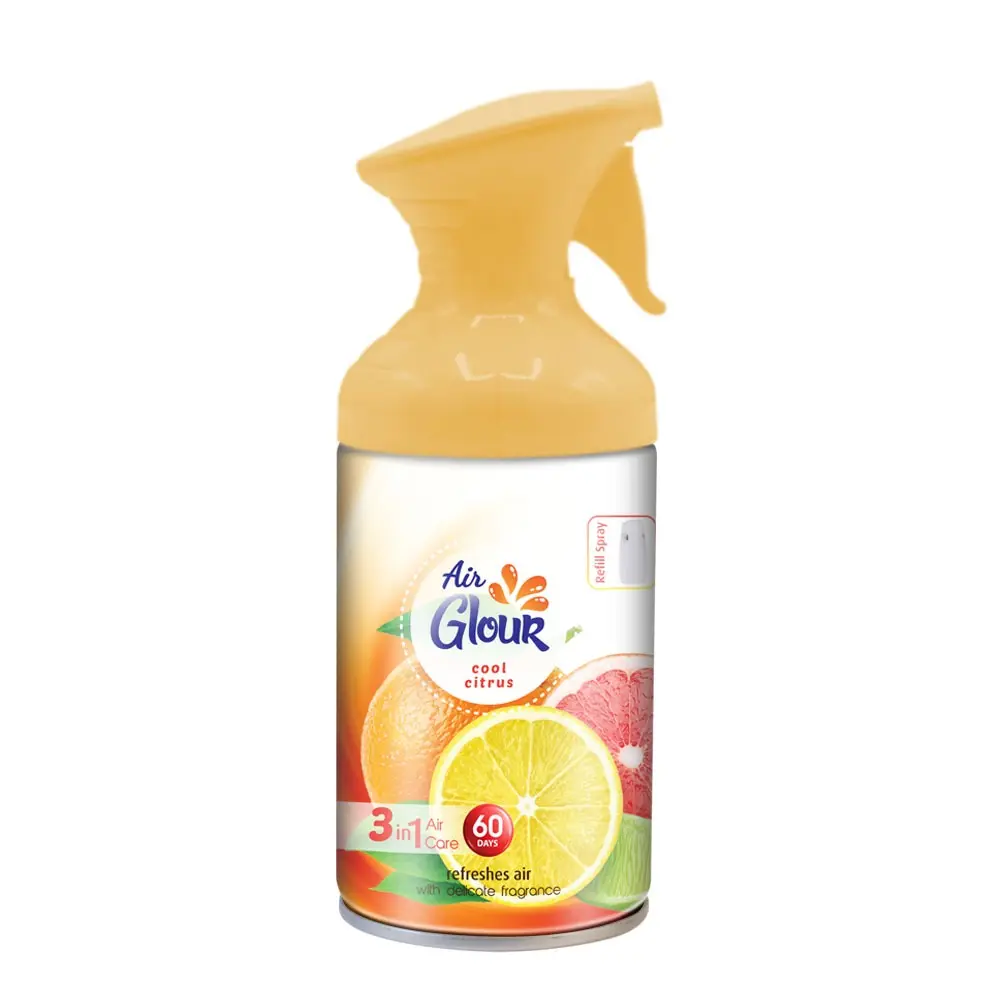 Cool Citrus Refill Spray Air Freshener 250 ML Special DesignとTrigger 3で1 60 Days Private Label Available MadeでTurkey