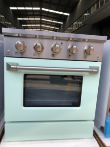 SENG ETL 36 in。4.4 cu. ft.燃气灶具6个燃烧器炉灶面和不锈钢重型铸铁炉排的燃气灶具烤箱