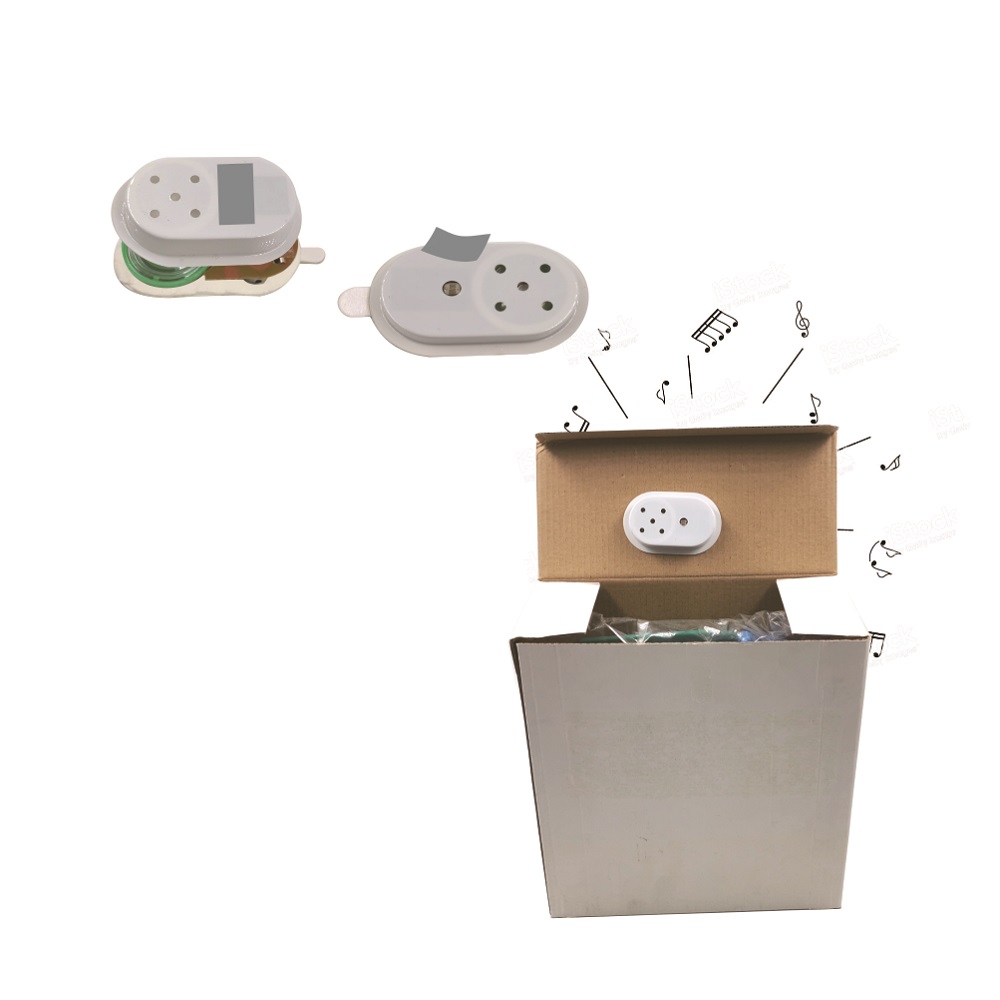 Oval Size Lichtsensor OTP OEM Sound modul Sound Control Modul Chip mit PVC-Hülle für Geschenk box - Product Image 1