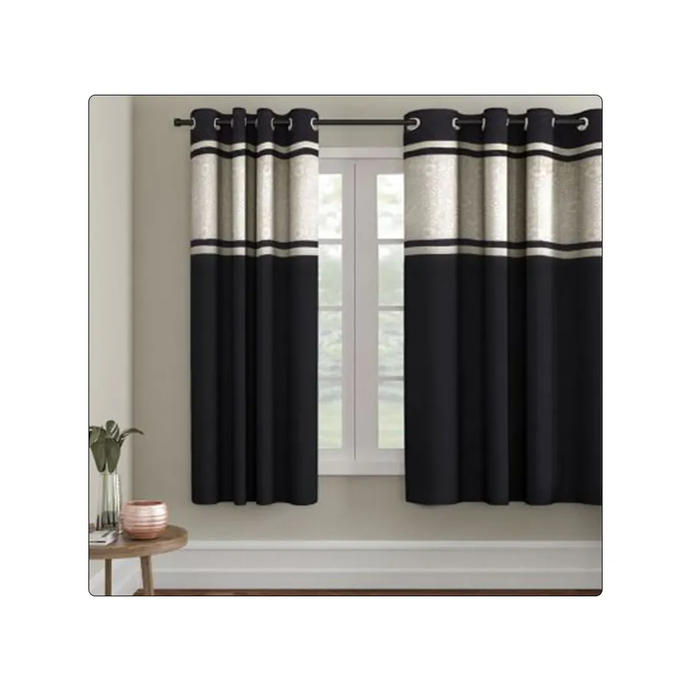 Cortinas de ventana de Material de algodón puro de diseño personalizado de alta calidad de nuevo estilo más vendido a precio mayorista