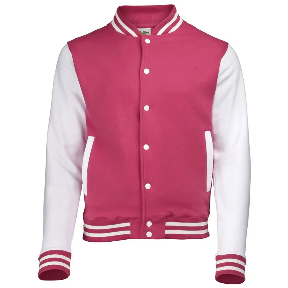 Wholesale Men Custom Cotton Button Up Sherpa Jackets For Winter Men Plus Size Bomber Jacket Varsity Jackets