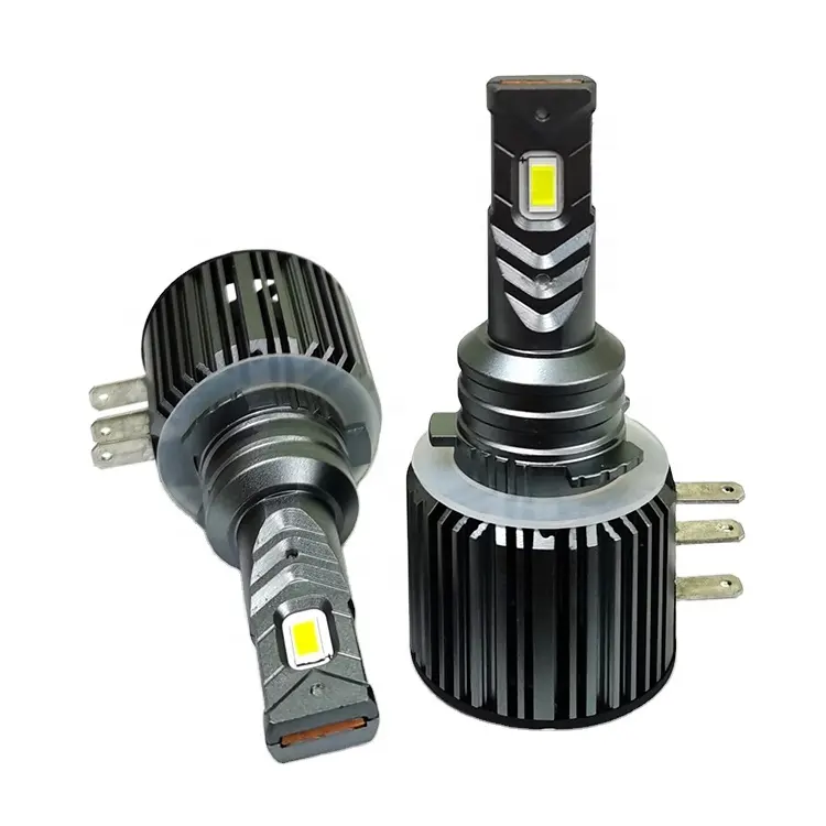 EMC 100W H15 مباشرة التوصيل مصباح ليد درجة الحرارة التحكم فك Ledheadlight في Canbus LED المصابيح الأمامية ل بنز BMW فورد ألمانيا سيارات