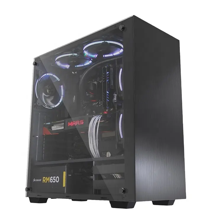 JNP Desktop Atx Computer Casing Gaming Rgb Pc Case Cabinet For Pc