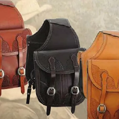 Sac d'équitation en cuir véritable pour adultes, professionnel, selle de cheval, équipement de sculpture