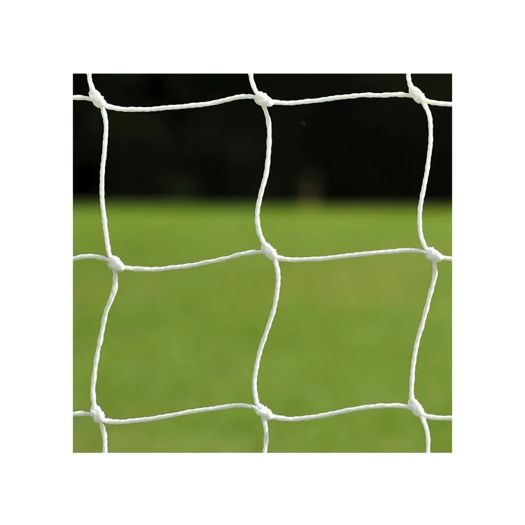 Redes de futebol de polietileno torcido, melhor qualidade, hdpe, disponíveis no nó manual e no nó da máquina