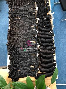 ผมหยิกปิสซี่ขด Funmi Curl,มหัศจรรย์ผมหยิกเป็นช่อ Pixie ม้วนผมเด้งสำหรับมัดผมมนุษย์ลากอส - Product Image 2
