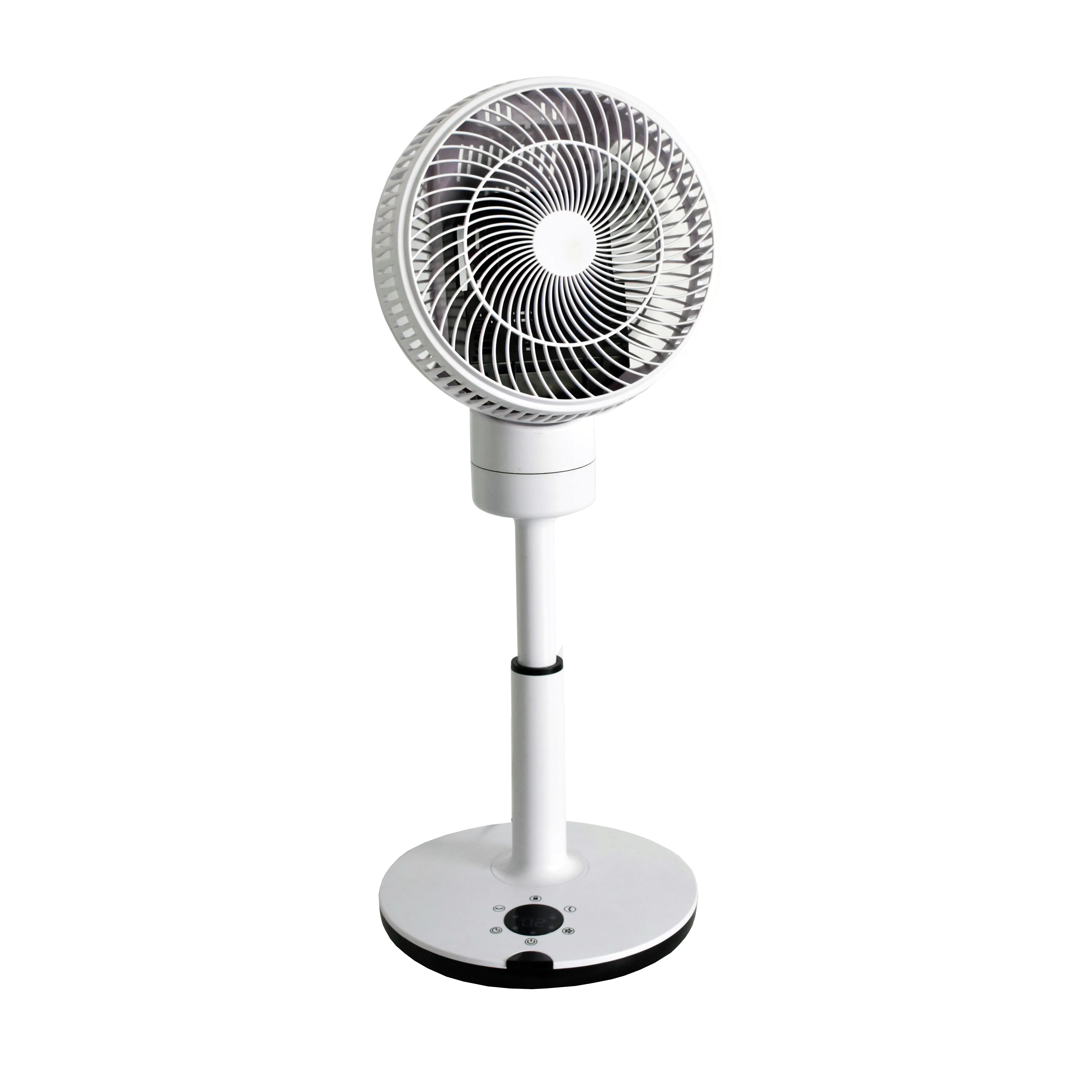 Ventilador de circulación de aire para el hogar, ventilador silencioso con control remoto y soporte para suelo