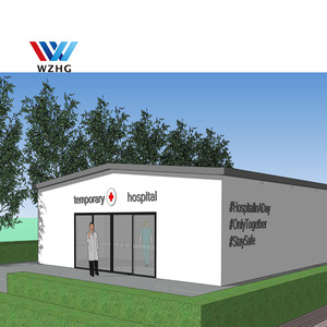 Lớn Tuổi Thọ Prefab Multistory Kết Cấu Thép Kho Bệnh Viện Nhà Máy Xây Dựng Với Tạm Thời Cô Lập Phòng - Product Image 3
