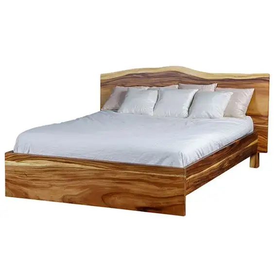 Qualité cadres de lit en bois. Lit de lit en bois de haute qualité, lit-lit à plateforme en acier robuste, cadre robuste et durable